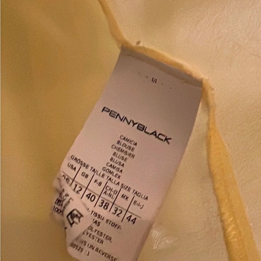 PENNY BLACK Yellow Studded Blouse - Picture 7 of 7